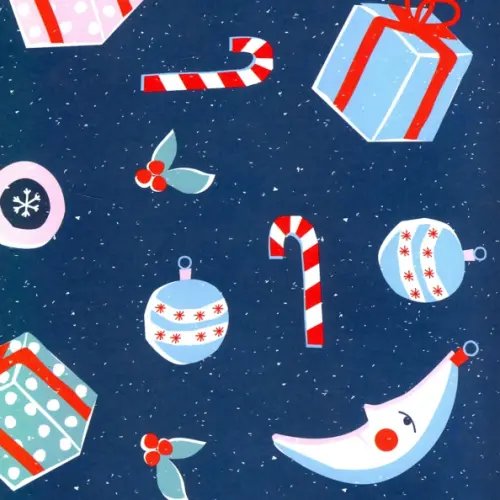 Бумага упаковочная "Present. Маленькие", 70x100 см Бумага упаковочная "Present. Маленькие", 70x100 см