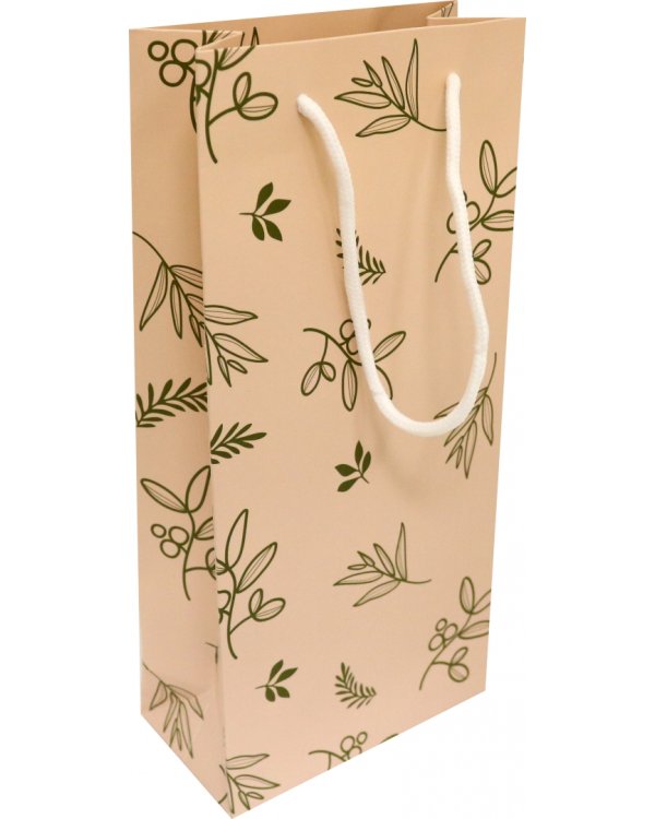 Пакет подарочный "Gentle", розовый, 15х32 см