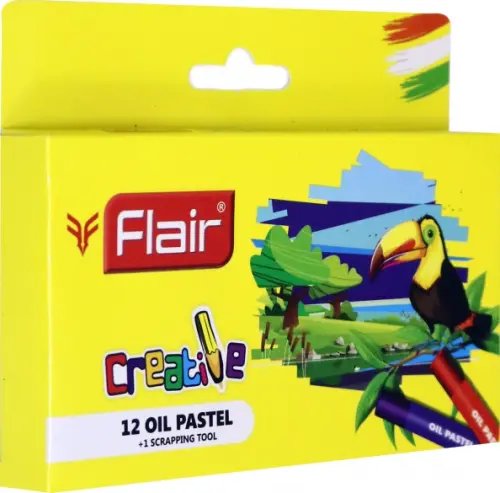Пастель масляная &quot;Creative&quot;, 12 цветов, + инструмент (FA 8009)