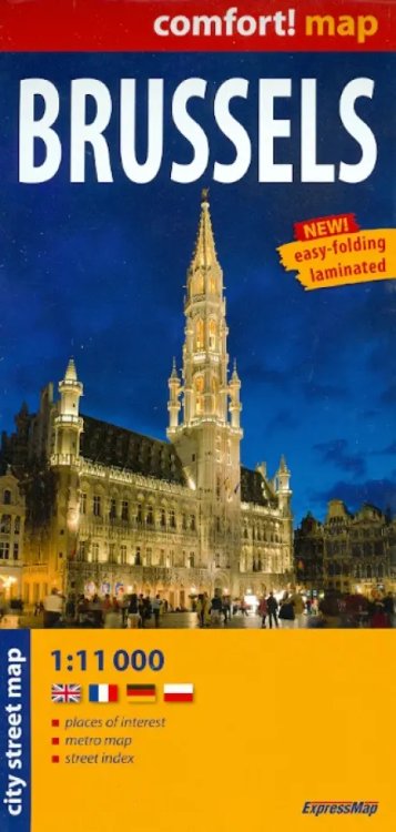 Comfort! map Brussels. 1:11 000