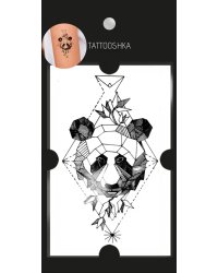 Временная татуировка &quot;Геометрическая панда&quot;