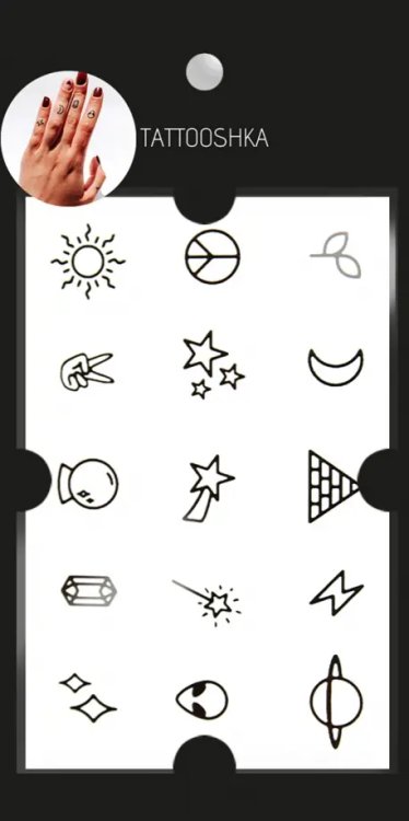Временная татуировка "Магия сет" Временная татуировка "Магия сет"