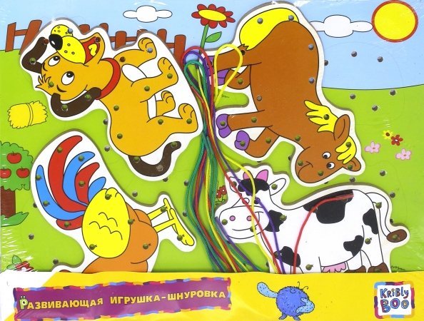 Игрушка-шнуровка. Ферма