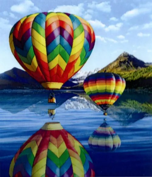 Алмазная мозаика "Воздушные шары", 30х40 см Алмазная мозаика "Воздушные шары", 30х40 см