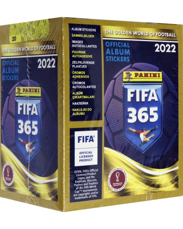Дополнительное изображение книги «Бокс с наклейками FIFA 365-2022 (50 пакетиков с наклейками)»
