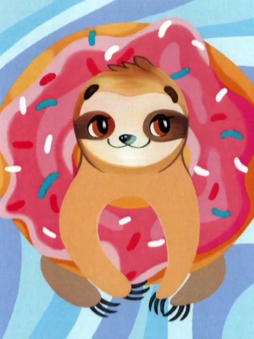 Алмазная мозаика &quot;Сладкий ленивец&quot;, 30х40 см