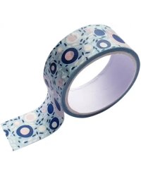 Лента клейкая декоративная &quot;Круги&quot;, 20 мм х 5 м, арт. BSWT003-02