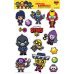Наклейки интерьерные "Brawl Stars"