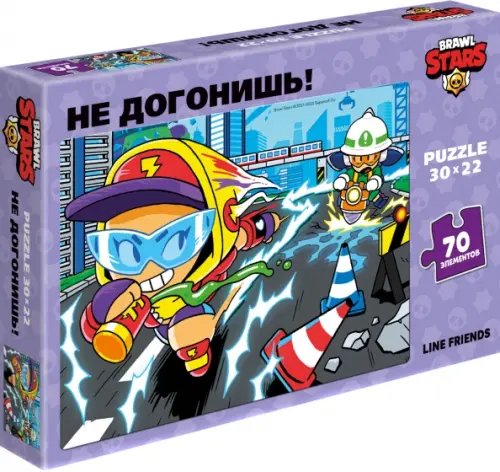 Пазл-70 "Brawl Stars. Не догонишь" Пазл-70 "Brawl Stars. Не догонишь"