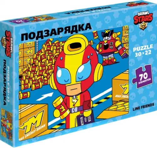 Пазл-70 "Brawl Stars. Подзарядка" Пазл-70 "Brawl Stars. Подзарядка"