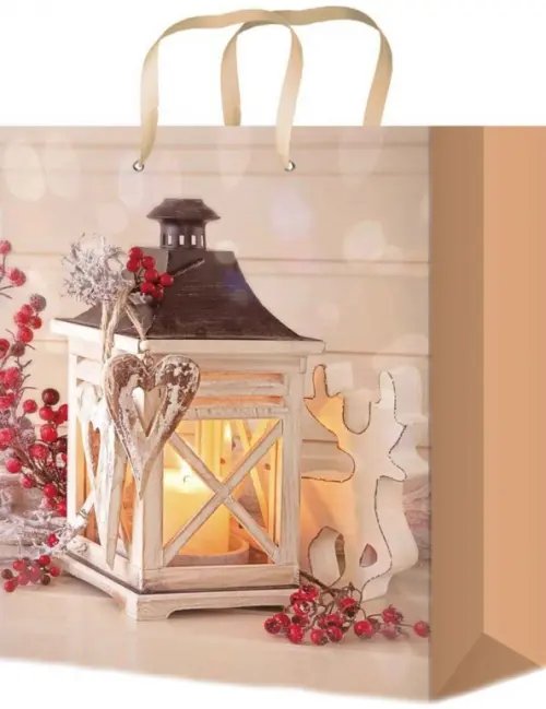 Пакет новогодний ламинированный, 140х200х65 мм Пакет новогодний ламинированный, 140х200х65 мм