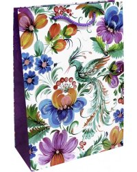 Пакет подарочный ламинированный, 220х310х100 мм