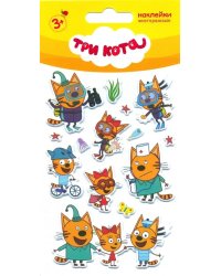 Набор многоразовых наклеек &quot;Три кота 2&quot;