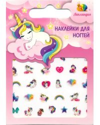 Наклейки на ногти &quot;Единорог&quot;