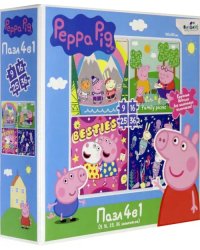 Набор пазлов 4 в 1. Семейные приключения