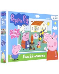 Пазл. На заднем дворе, 24 элемента