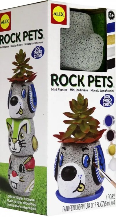 Набор "Раскрась цветочный горшок. Собака" Набор "Раскрась цветочный горшок. Собака"