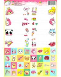 Наклейки для тетрадей &quot;В тренде&quot;