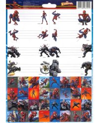 Наклейки для тетрадей &quot;Человек-паук&quot;