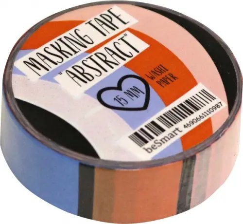 Лента клейкая "Abstract. Полосы", 15 мм х 5 м Лента клейкая "Abstract. Полосы", 15 мм х 5 м