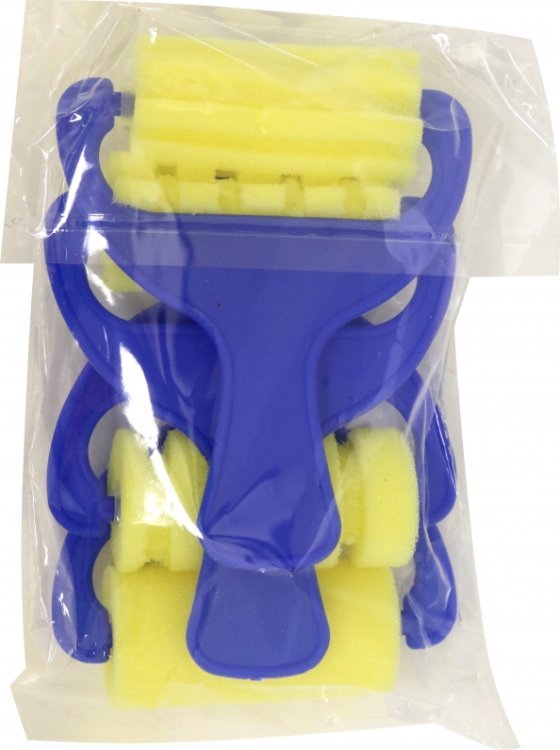 Набор валиков фигурных поролоновых, 4 штуки (M-9954) Набор валиков фигурных поролоновых, 4 штуки (M-9954)