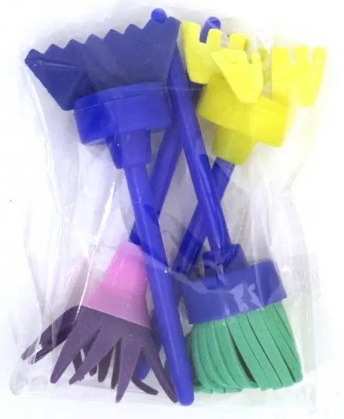 Набор кистей из EVA, 4 штуки Набор кистей из EVA, 4 штуки