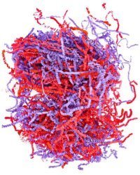 Бумажный наполнитель Микс Интенсив, фиолетовый, розовый