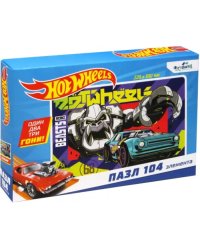 Пазл. Hot wheels. Мотор-зверь, 104 элемента
