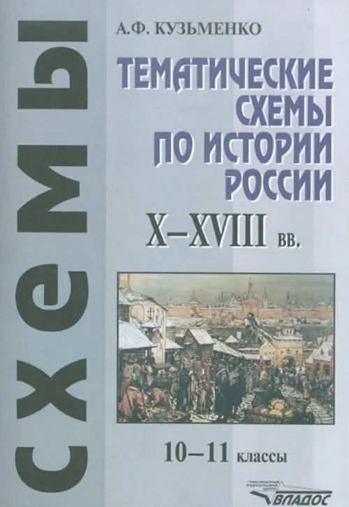 Схемы Тематические схемы по истории России. X-XVIII вв. 10-11 классы
