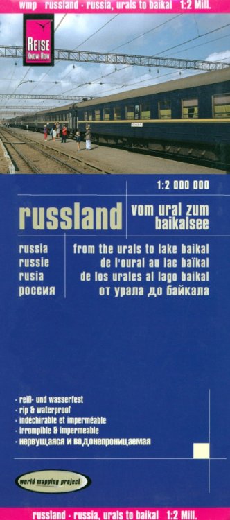 Russland. Vom Ural zum Baikalsee. 1:2 000 000 Russland. Vom Ural zum Baikalsee. 1:2 000 000