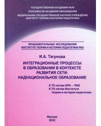 Интеграционные процессы в образовании в контексте развития Сети. Наднациональное образование