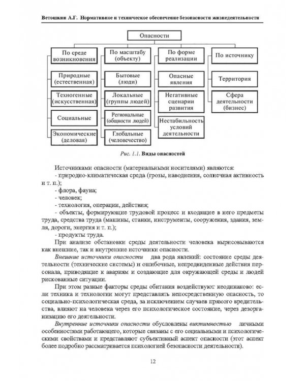 Нормативное и техническое обеспечение безопасности жизнедеятельности. В 2-х частях. Часть 1