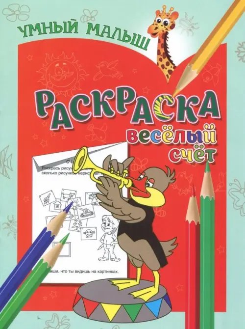 Умный малыш Раскраска "Веселый счет"
