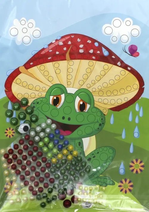 Набор для детского творчества "Жемчужная сказка". Лягушонок (ANMT-41) Набор для детского творчества "Жемчужная сказка". Лягушонок (ANMT-41)