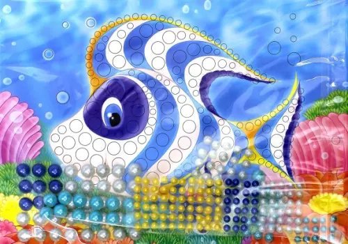 Набор для детского творчества "Жемчужная сказка". Рыбка (ANMT-38) Набор для детского творчества "Жемчужная сказка". Рыбка (ANMT-38)