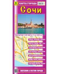 Карта города. Сочи