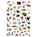 Наклейки многоразовые Животные со всего света