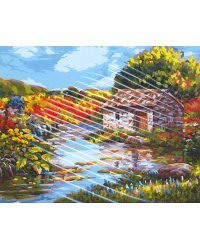Рисование по номерам. Живописная речка