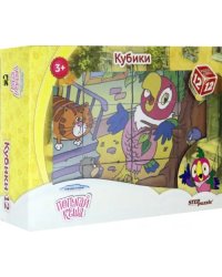 Набор кубиков. Попугай Кеша, 12 штук