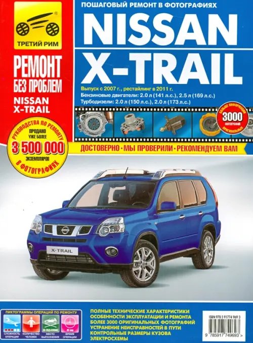 Ремонт без проблем Nissan X-Trail: Руководство по эксплуатации, техническому обслуживанию и ремонту