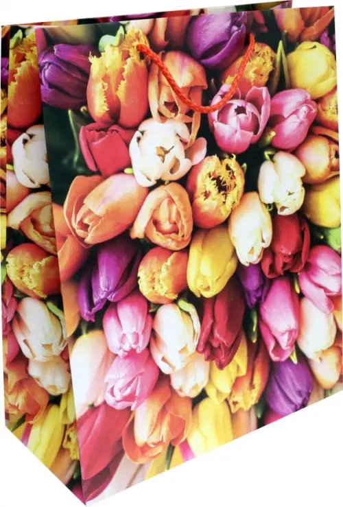Бумажные пакеты Пакет Тюльпаны