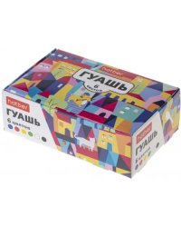 Гуашь &quot;Городок&quot;, 6 цветов