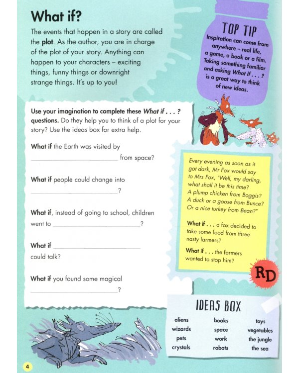 Roald Dahl Creative Writing with Fantastic Mr Fox. How to Write a Marvellous Plot
