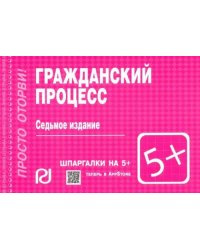 Гражданский процесс. Шпаргалка