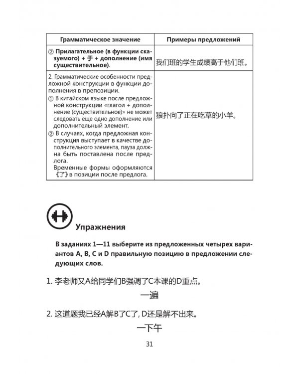 Практическая грамматика китайского языка для сдающих HSK. Учебное пособие