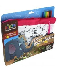 Раскрась свою сумку. Джунгли