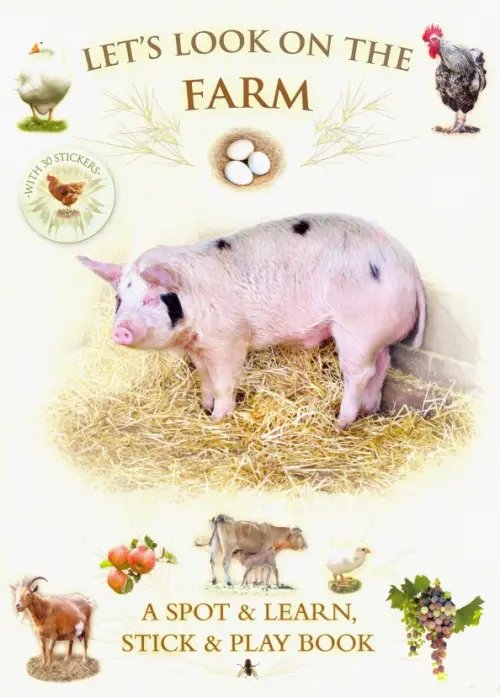 Let*s Look Let's Look On Farm (+ 30 reusable stickers)