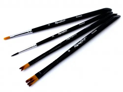 Набор кистей для творчества №4 (4 штуки) Набор кистей для творчества №4 (4 штуки)
