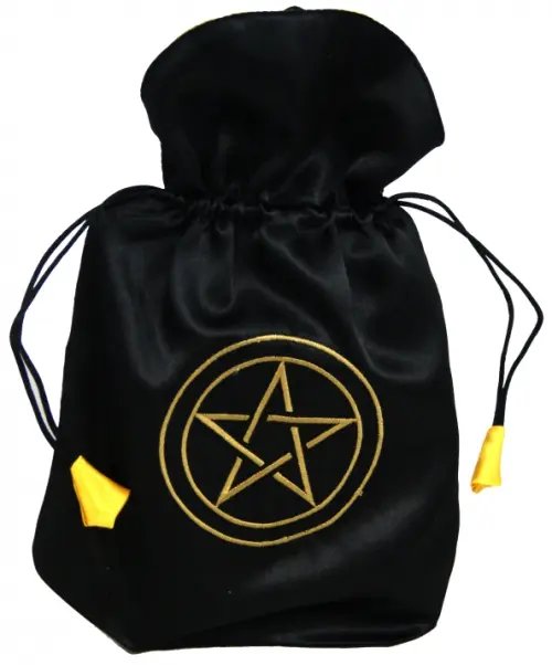 Мешочек для карт Таро. Пентакли