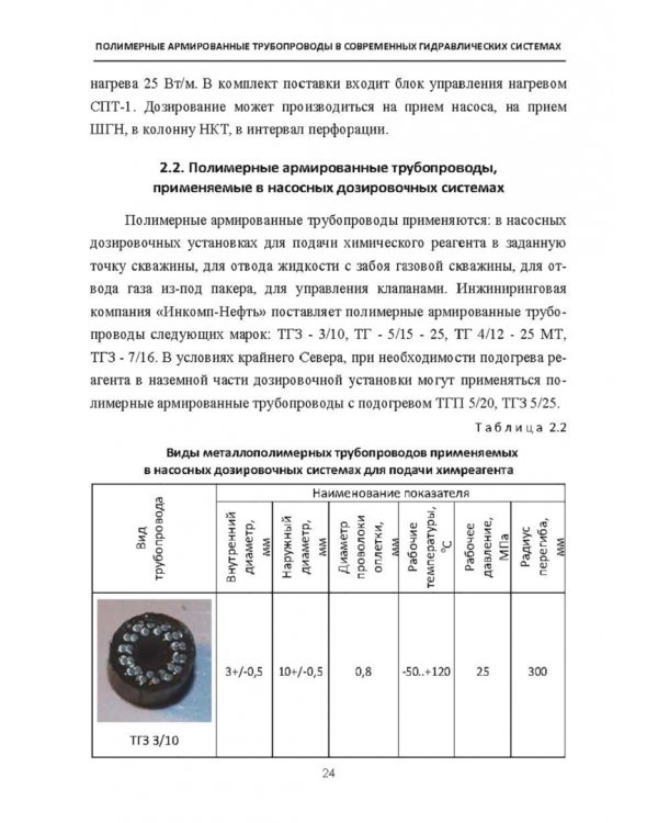 Полимерные армированные трубопроводы в современных гидравлических системах